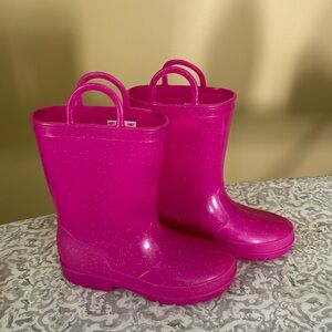 Rain boots - girls size 12 pink